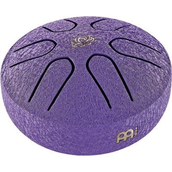 Meinl Pocket Steel 3" A Major 440hz Lotus Flower/Purple Tongue Drum (PSTD1PLF)
