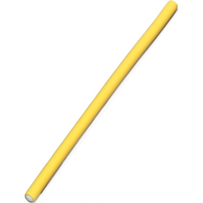 Papiloty - flexibilné penové natáčky na vlasy VÝPREDAJ: 8031 - 25 cm, hrúbka 10 mm, 12 ks/bal - žlté