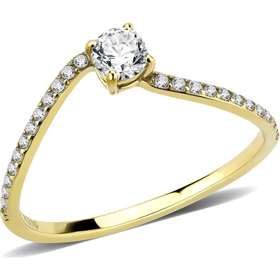 Mabell Dámský prsten z chirurgické oceli TIFANY CZ221DA256 5C45