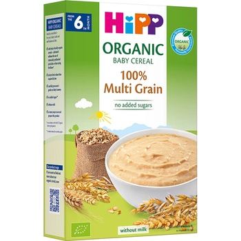 Hipp Био Безмлечна многозърнеста каша 4м+ 200 г