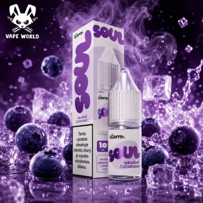 Klarro Soul Salts Mrazené Čučoriedky 10 ml 20 mg