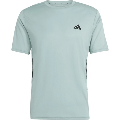 adidas Мъжка спортна тениска adidas WE Base 3-Stripes Tee Sport shirt - Wonder Sage / Black (216-8714-0811)