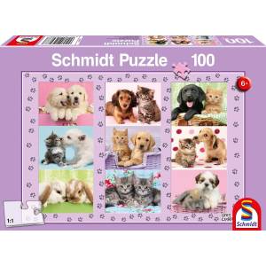 Schmidt Spiele - Puzzle My Animal Friends 100 - 100 piese