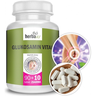 Herbavis Glukosamin Vital kloubní výživa 100 tablet