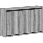 vidaXL Стенно шкафче за обувки ARNHEM 71 x 17 x 43 см Сив Сонома (896631)