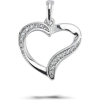 Lillian Vassago Zlatý přívěsek z bílého zlata se zirkony LLV66 GP159W