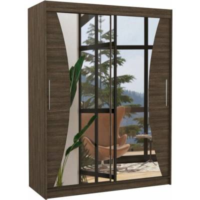 Sconto MANOLI 200 x 150 cm čokoládovo hnedá