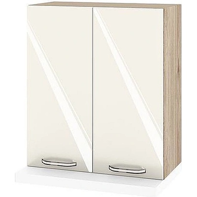 ИРИМ Горен кухненски шкаф за аспиратор Сити АРФ-Крийм гланц-11-13 60 см