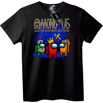 NOONEBRAND Тениска Among Us Age of Empires Edition - 2XL, White