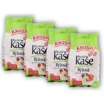Knuspi Rýchla kaša ryžová s jogurtom 4 x 250g