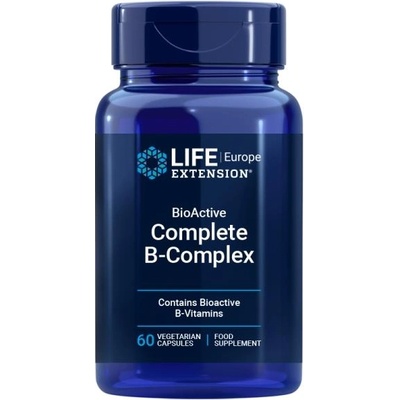 Life Extension BioActive Complete B-Complex, 60 капсули, Life Extension (01945 LE)