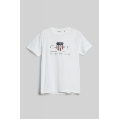 Gant Archive Shield Ss T-shirt White