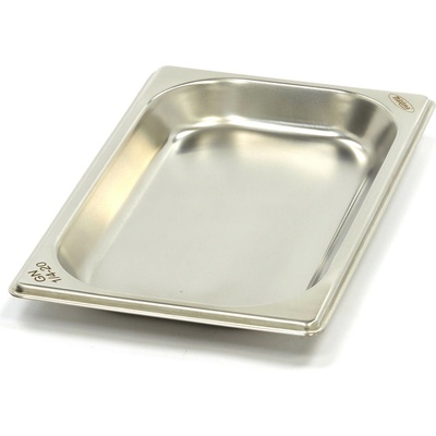 Gastronádoba 1/4 GN - 2 cm hluboká - 26,5 x 16,2 cm - nerezová ocel