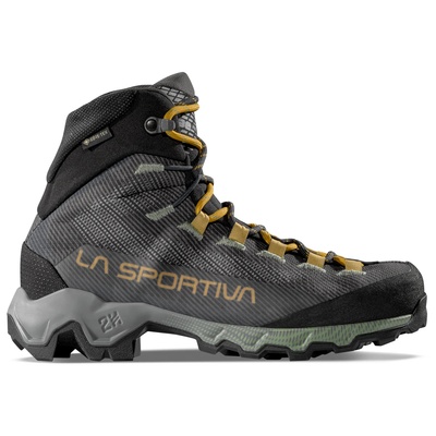 La Sportiva Дамски туристически обувки La Sportiva Women's Aequilibrium Hike GTX Walking boots - Carbon / Aspen Green - размер 38, 5 (EU) (119-0844-0316)