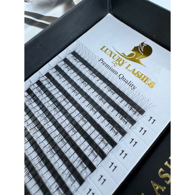 Luxury Lashes Narrow 3D KNIHA Zakrivenie umelých rias: C, Dĺžka umelých rias: 10 mm, Hrúbka rias: 007