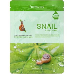 Farmstay Visible Difference Mask Sheet Snail - Текстилна маска с екстракт от охлюв 1бр/23мл