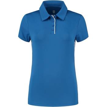 K Swiss Блуза с яка K Swiss Women's Hypercourt Short-Sleeve Performance Polo Shirt - Classic Blue
