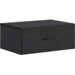 vidaXL Спален шкаф с монтаж на стена Черно 49 x 34, 5 x 20 см (898957)