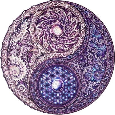 Unidragon Dřevěné Mandala Opposites 350 dílků