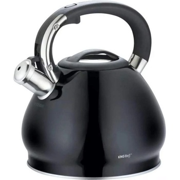 Kinghoff Чайник Kinghoff KH 1221, 3.4 л, Свирещ, Индукция, Черен