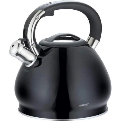 Kinghoff Чайник Kinghoff KH 1221, 3.4 л, Свирещ, Индукция, Черен