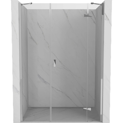 Mexen Mist-H душ врати с отваряне на дясно 145 см, прозрачни, хром - 8A5-145-001-01-00-P (8A5-145-001-01-00-P)