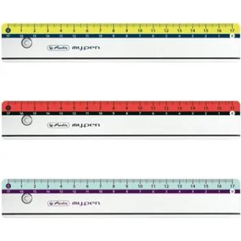 Herlitz my. pen 17cm цветна линийка 11367984 (11367984)