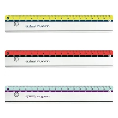 Herlitz my. pen 17cm цветна линийка 11367984 (11367984)