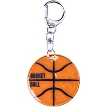 Přívěsek na klíče Profilite BASKETBALL Reflexní oranžová