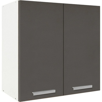 Matis Кухненски шкаф горен с две врати in v80 сив