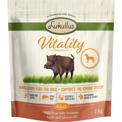 Lukullus Vitality Immune System s divočákem bez obilnin 5 x 1 kg