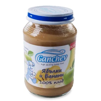 Image 1 of Ганчев пюре 100% Ябълки и банани