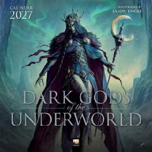 Flame Tree Publishing Dark Gods of the Underworld: Illustrated by Jason Engle Wall Calendar 2027 (Art Calendar) | WALL