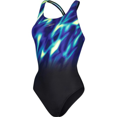 Speedo Бански костюм Speedo Training Power Back Swimsuit - Blk/Blu/Aqm/Zst