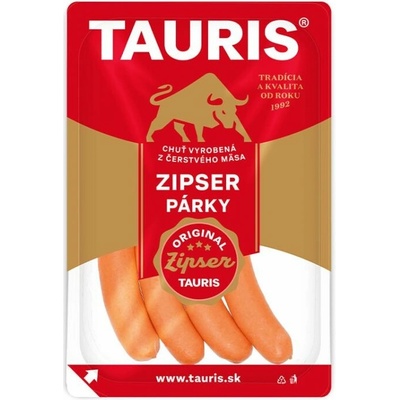 Tauris Zipser párky originál 165 g