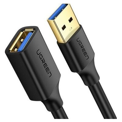 Ugreen 30126 USB-A 3.0 (M) - USB-A 3.0 (F), 1.5m, černý