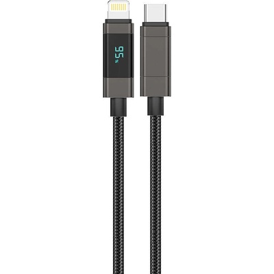 Foneng XS05 PD27W USB-C to Lightning, 1.2m, černý