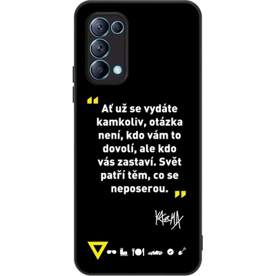 Pouzdro Picasee ULTIMATE CASE OPPO Reno 5 5G Kazma SVĚT PATŘÍ TĚM, CO SE NEPOSEROU
