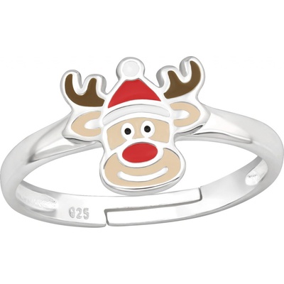 Majya Stříbrný prsten VÁNOČNÍ SOB small 10596