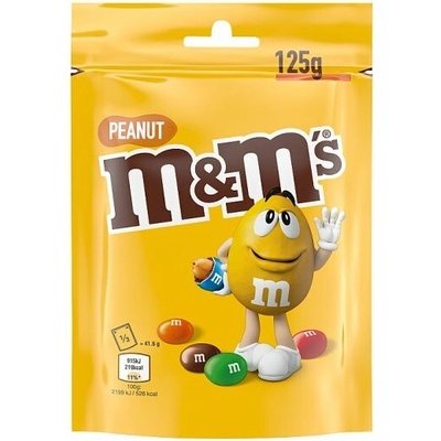 M&M's Dražé plněné praženými arašídy v mléčné čokoládě a cukrové polevě 125 g