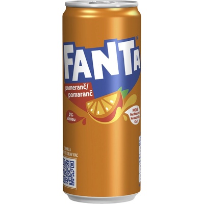 Fanta pomeranč plech 24 x 330 ml