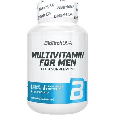 BioTechUSA Мултивитамини за мъже - 60 таблетки