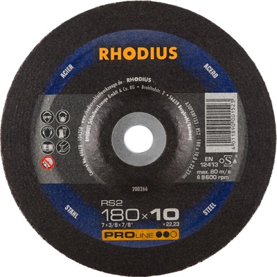 RHODIUS Brusný kotouč RS2 180 x 10,0 x 22,23 PROline 200266