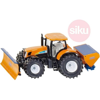 SIKU Dudlu Super Traktor s přední radlicí a sypačem soli 1:50