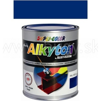 Rust Oleum ALKYTON 2v1 modrá encián lesklá 5010, antikorózna vrchná i základná farba 250ml