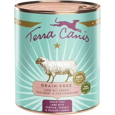 Terra Canis Grain-free Lamb with pumpkin parsnip & passion flower 800 g