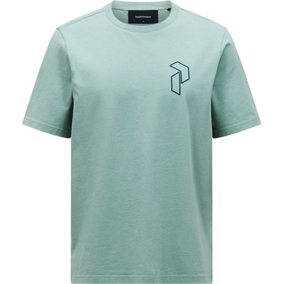 Peak Performance Мъжка тениска Peak Performance Original Graphic Tee T-shirt - Green Valley - размер XL (216-7434-0114)