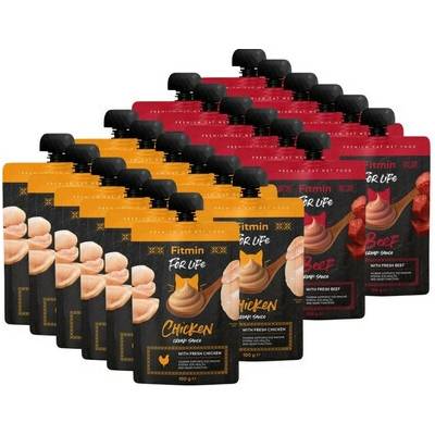 FITMIN For Life Cat Cream Sauce Mix příchutí 24x100 g