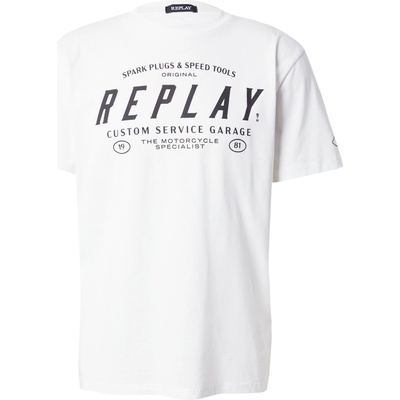 Replay Тениска бяло, размер s
