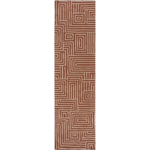 Flair Rugs Теракотена пътека 80x300 cm Kylo - Flair Rugs (503119379363)